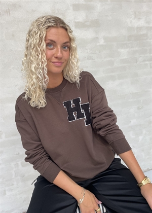 HL Badge sweat Mocca HAUTE L\'AMITIÈ